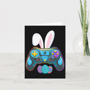 Tarjeta Juego de video Bunny Eggs Costume Día de Pascua Ni
