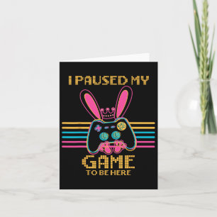 Tarjeta Juego de video Easter Bunny Gaming Controller Game