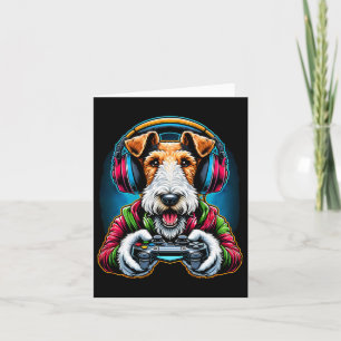 Tarjeta Juego de video Wire Juegos de Perro Fox Terrier