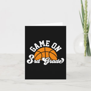 Tarjeta Juego divertido en 3º Grado Baloncesto Primer Día 