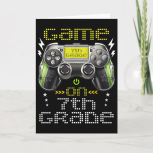 Tarjeta Juego Encendido 7mo Grado Regreso a la Escuela Par