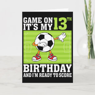 Tarjeta ¡Juego Encendido Es Mi Cumpleaños 13 Y Estoy Listo