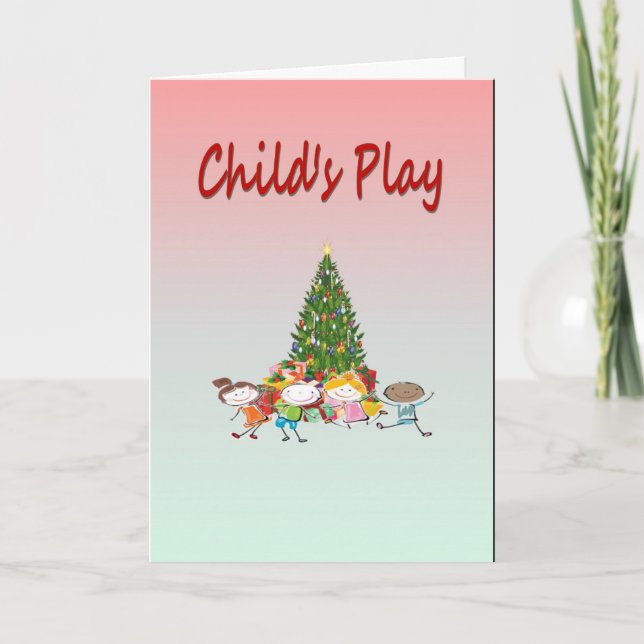 Tarjeta Juego infantil (Anverso)