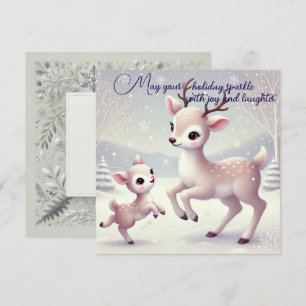 Tarjeta Juego Invernal