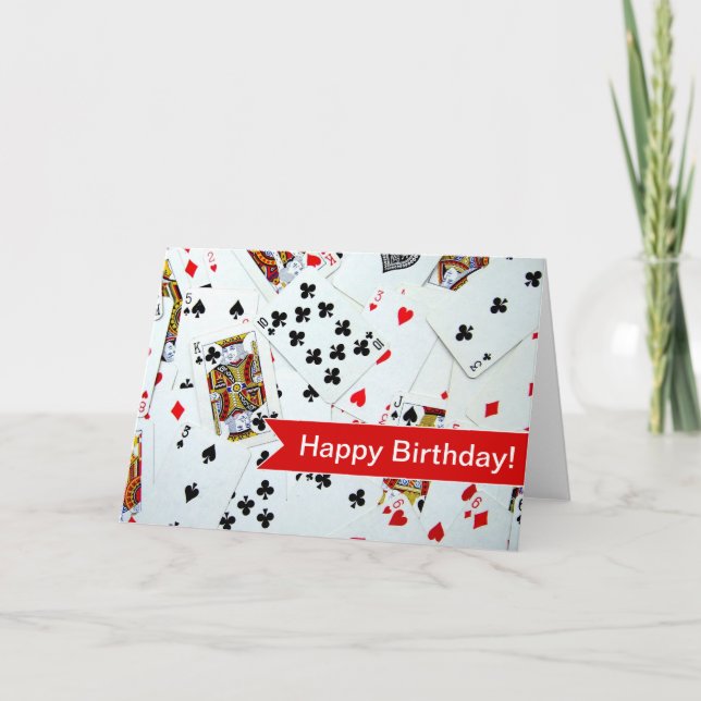 Tarjeta Juegos de cartas (Anverso)