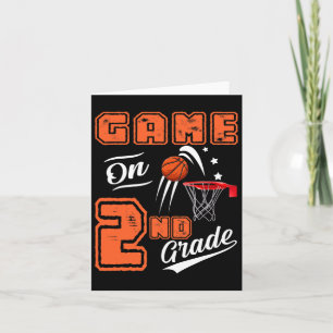 Tarjeta Juegos De Segundo Grado De Baloncesto Primer Día D