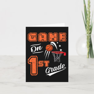 Tarjeta Juegos Divertidos En Primer Grado De Baloncesto Pr