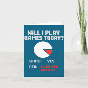 Tarjeta Juegos Divertidos Hoy Gráfico Sí Tarta Jugará Jueg