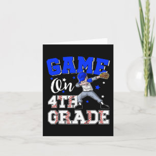 Tarjeta Juegos En El Niño De Cuarto Grado Dabbing Primer D