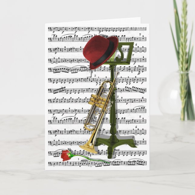 Tarjeta Juegue ese jazz (Anverso)