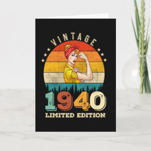 Tarjeta Jueves 1940 Vintage 85 Años