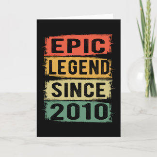 Tarjeta Jueves 2010 Leyenda épica 11º cumpleaños