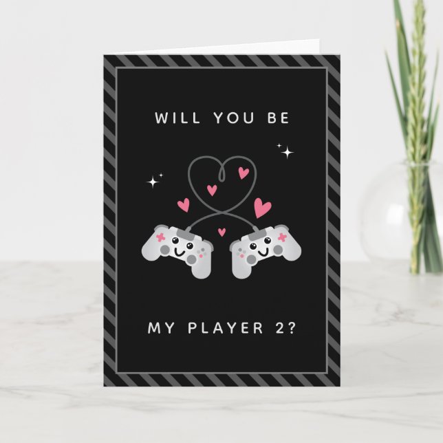 Tarjeta Jugador controlador de juegos de Kawaii Gamer dos (Anverso)