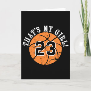 Tarjeta Jugador de 23 Sketll ¡Esa es mi chica! Animar a ma