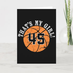 Tarjeta Jugador de 45 Sketll ¡Esa es mi chica! Animar a ma