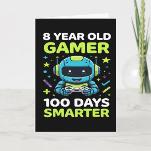 Tarjeta Jugador de 8 años 100 días más inteligente de la e