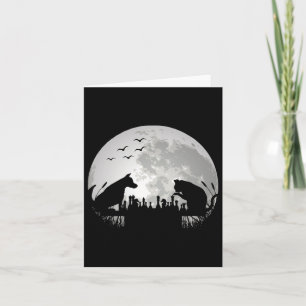 Tarjeta Jugador de ajedrez _ Gato del perro del tablero de