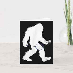 Tarjeta Jugador de Badminton de pie grande Sasquatch Shutt