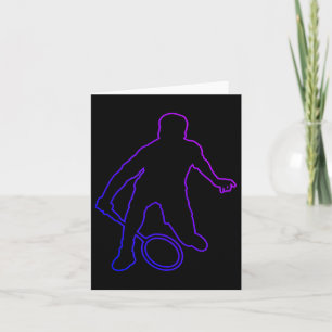 Tarjeta Jugador de bádminton masculino de bádminton Volant