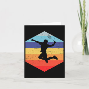 Tarjeta Jugador de bádminton masculino Squash 1