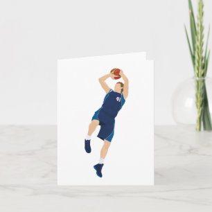 Tarjeta Jugador de baloncesto 3 puntos