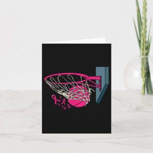Tarjeta Jugador de baloncesto Cinta rosa Premio al Cáncer