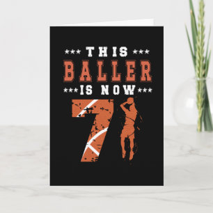 Tarjeta Jugador de baloncesto con regalo de cumpleaños de