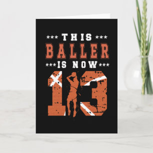 Tarjeta Jugador de baloncesto de 13 años