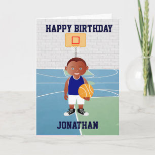 Tarjeta Jugador de baloncesto de Cute