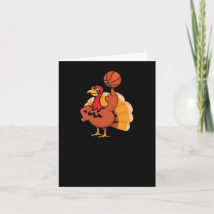 Tarjeta Jugador de baloncesto Día de Acción de Gracias Tur