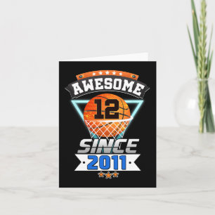 Tarjeta Jugador de baloncesto en el 12° aniversario desde