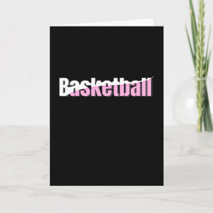 Tarjeta Jugador de baloncesto Girona Tipografía Rosa