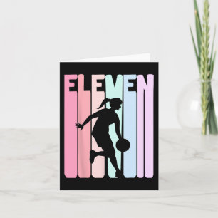 Tarjeta Jugador de baloncesto Retro de 11 años de edad