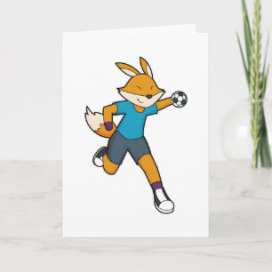 Tarjeta Jugador de balonmano Fox Balonmano