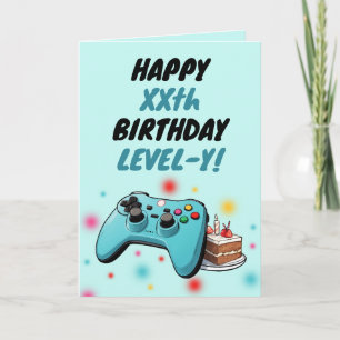 Tarjeta Jugador de controlador Verde azulado de juegos Cum