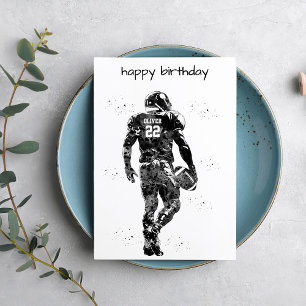 Tarjeta Jugador de fútbol americano
