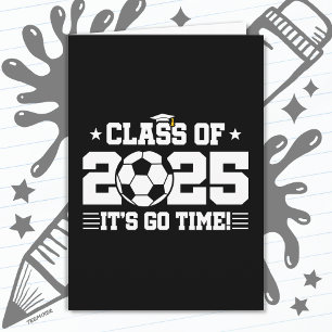 Tarjeta Jugador de Fútbol Clase de Graduación 2025 Senior