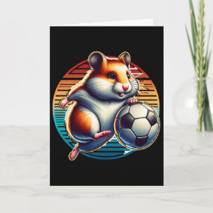 Tarjeta Jugador de fútbol de hámster Cool Byll Campeón Niñ