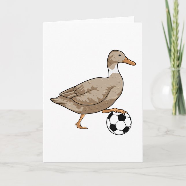 Tarjeta jugador de fútbol de patos Fútbol (Anverso)
