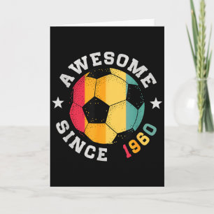 Tarjeta Jugador de Fútbol en su Cumpleaños 66 Años Increíb