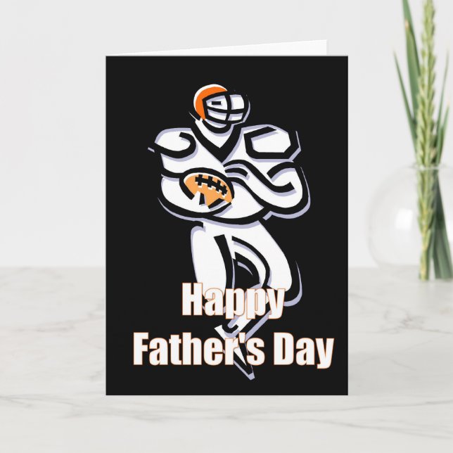 Tarjeta Jugador de fútbol - Feliz Día del Padre (Anverso)