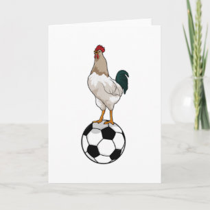 Tarjeta Jugador de fútbol gallo