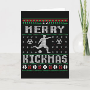 Tarjeta Jugador de fútbol Merry Kickmas Jersey feo de Navi