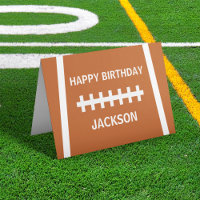 Jugador de fútbol personalizado Ball Happy Birday