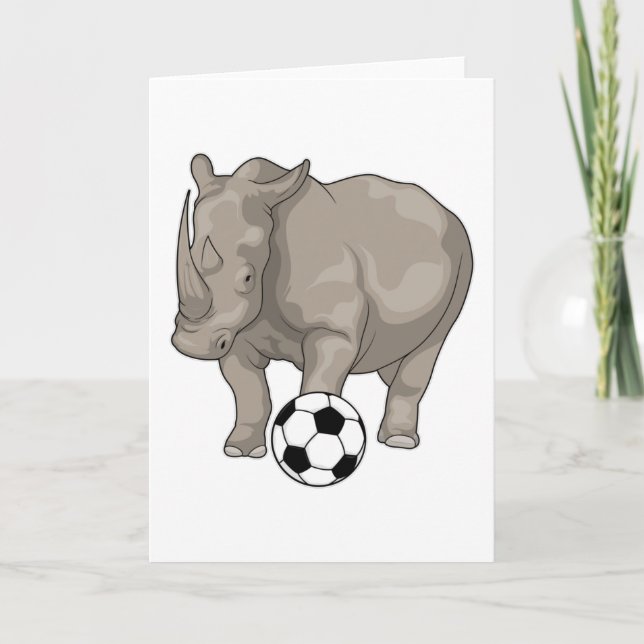 Tarjeta jugador de fútbol Rhino (Anverso)