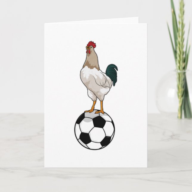 Tarjeta Jugador de fútbol Soccer Gallo (Anverso)