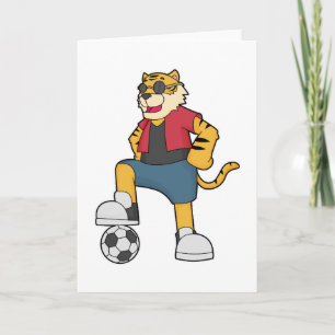 Tarjeta jugador de fútbol Tiger Fútbol