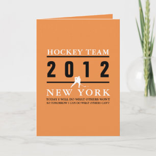 Tarjeta Jugador de hockey