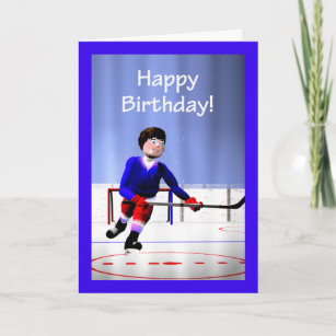 A5 Personalizado Slough Jets Saludo Cumpleaños tarjeta de hockey sobre hielo pids102 