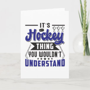 Tarjeta Jugador de hockey sobre hielo Palo Equipo Puck Gra